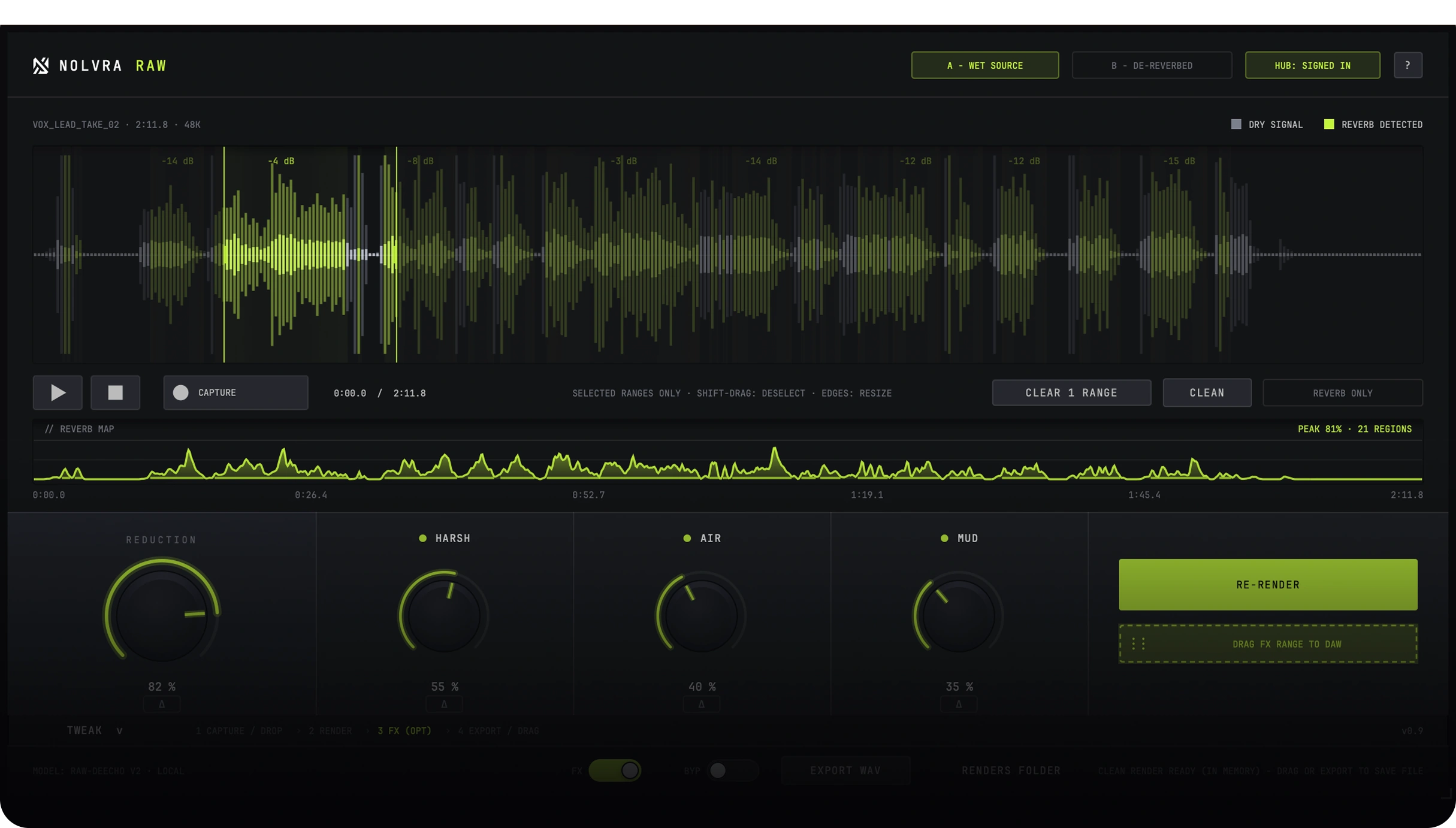 Nolvra Raw plugin interface
